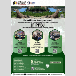 Pelatihan JF PPBJ oleh LPP Andalas Institut