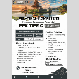 PPK C FULL LEARNING APRIL 2025