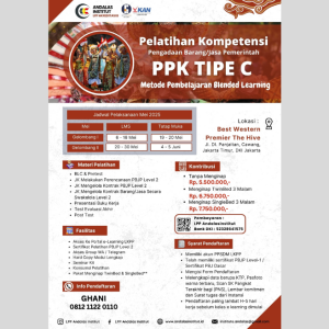 Pelatihan PBJP PPK TIPE C - Blended Learning Mei 2025